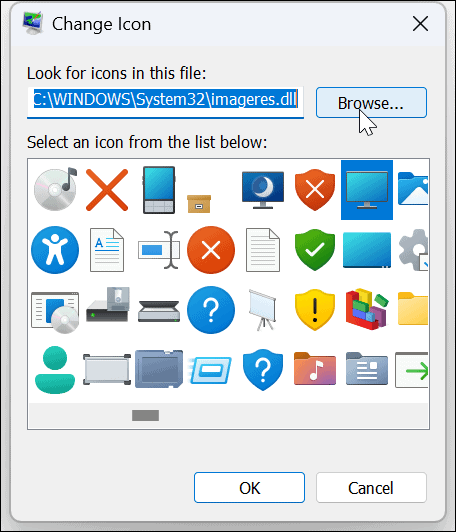 Sesuaikan Ikon Sistem Windows 11
