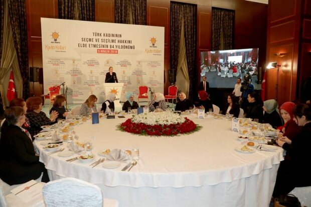 Ibu Negara Erdogan menghadiri Hari Hak Perempuan