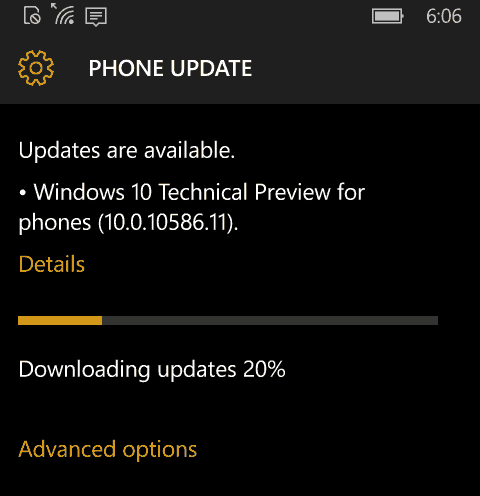 Windows 10 Mobile Preview Build 10586 Tersedia Sekarang
