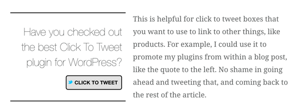 Plugin WordPress Klik untuk Menciak yang Lebih Baik memungkinkan Anda memasukkan kotak klik untuk menciak ke dalam posting blog Anda.