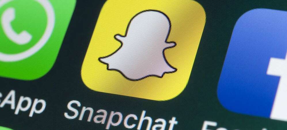 Logo Snapchat di ponsel