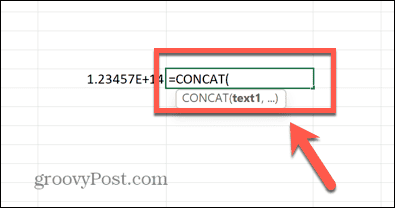 fungsi concat excel