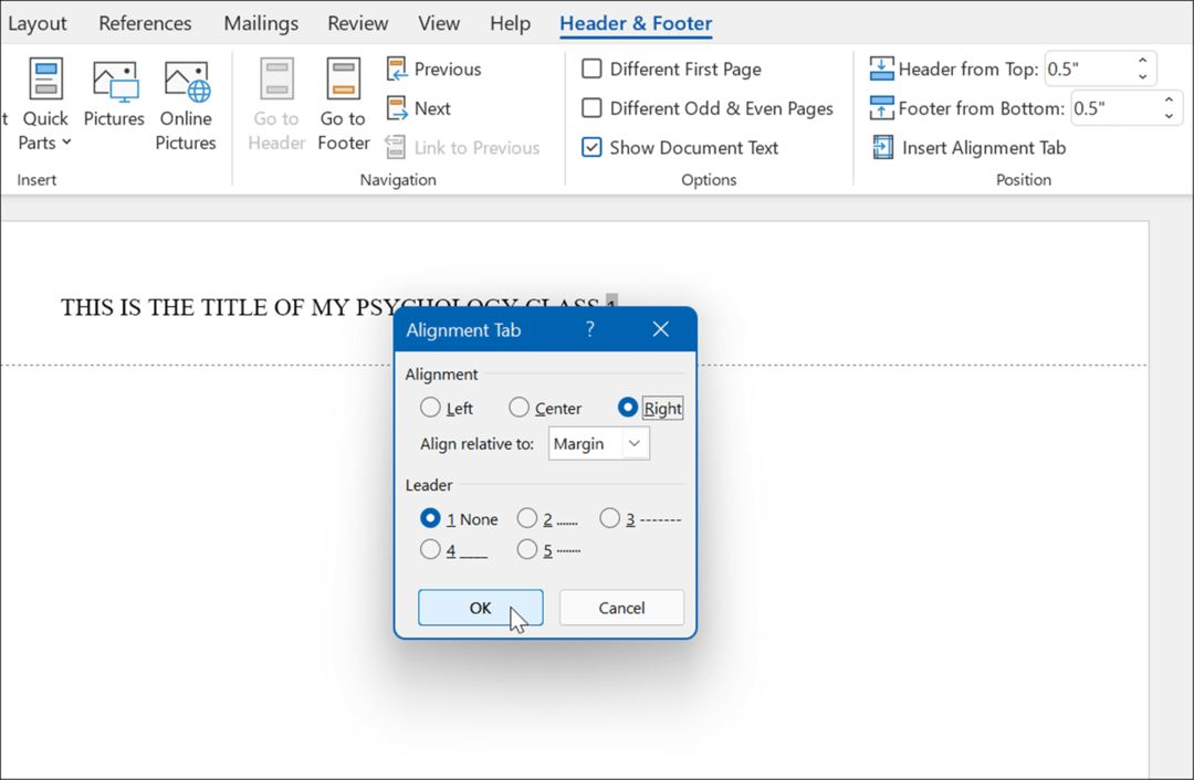 tab perataan format kanan apa gaya di microsoft word