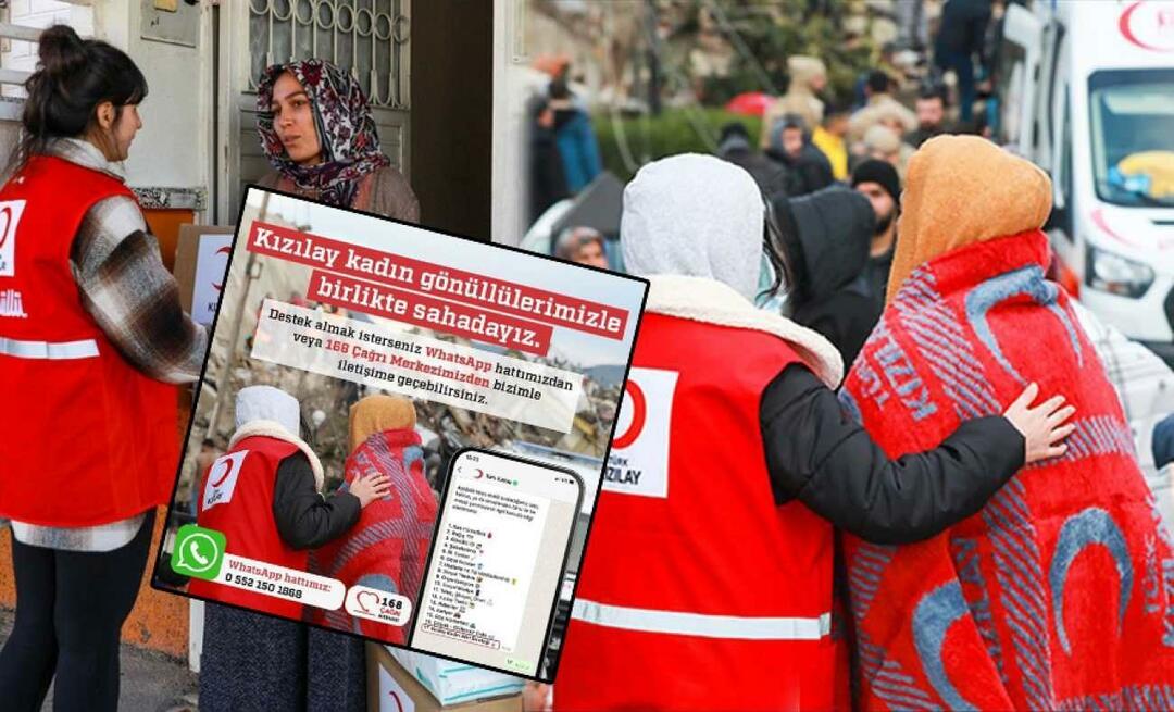 Terobosan baru dari Bulan Sabit Merah Turki: Mendirikan saluran WhatsApp khusus untuk korban gempa