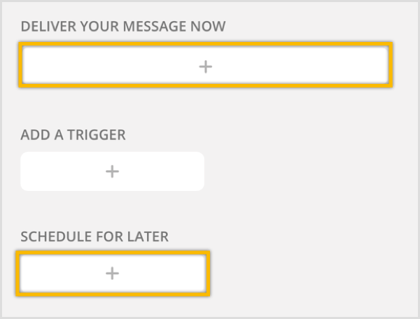 buat urutan untuk bot Messenger dengan Chatfuel