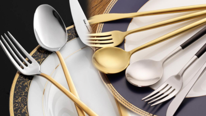 Bagaimana cara menyiapkan tabel undangan? Bagaimana cara menempatkan sendok garpu di atas meja?