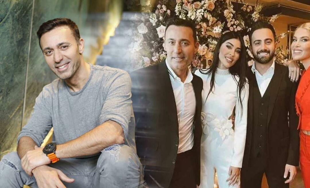 Selamat hari Mustafa Sandal! Menyaksikan pernikahan adik iparnya