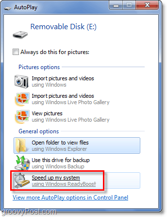 Aktifkan ReadyBoost Menggunakan Kartu SD pada Windows 7