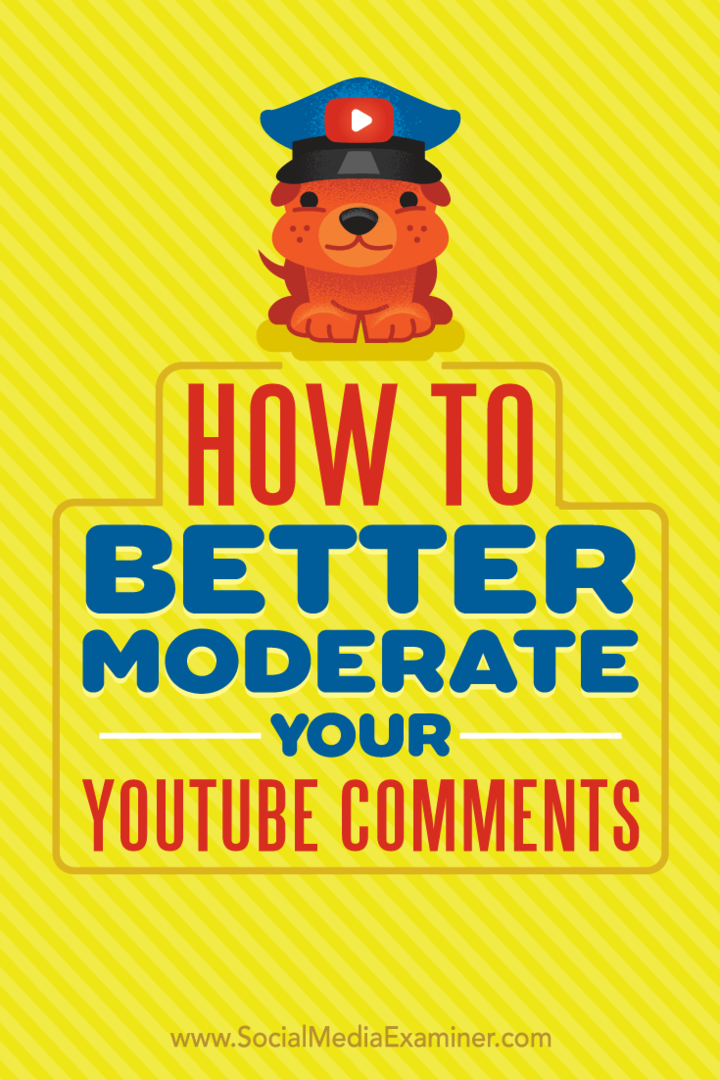 Cara Lebih Memoderasi Komentar YouTube Anda: Pemeriksa Media Sosial