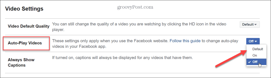 Cara Mematikan Video Autoplay di Facebook