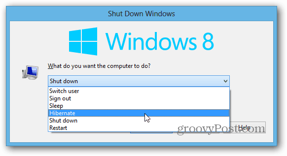 Matikan Desktop Windows 8