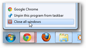 tutup semua jendela chrome