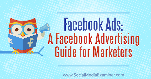 Iklan Facebook: Panduan Periklanan Facebook untuk Pemasar oleh Lisa D. Jenkins di Penguji Media Sosial.