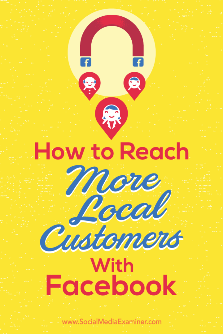Cara Menjangkau Lebih Banyak Pelanggan Lokal Dengan Facebook: Penguji Media Sosial