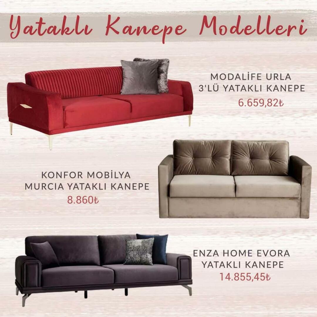 Model sofa 