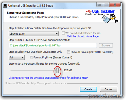 tutorial universal usb installer