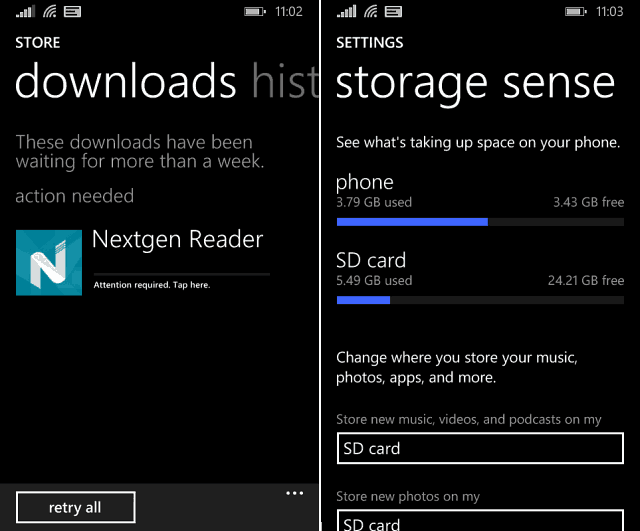 Pindahkan Aplikasi dari Kartu SD ke Telepon di Windows Phone 8.1
