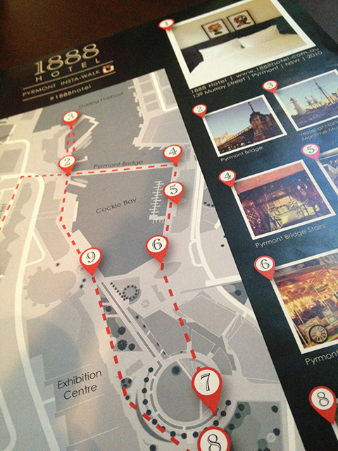 1888 hotel instagram walk map