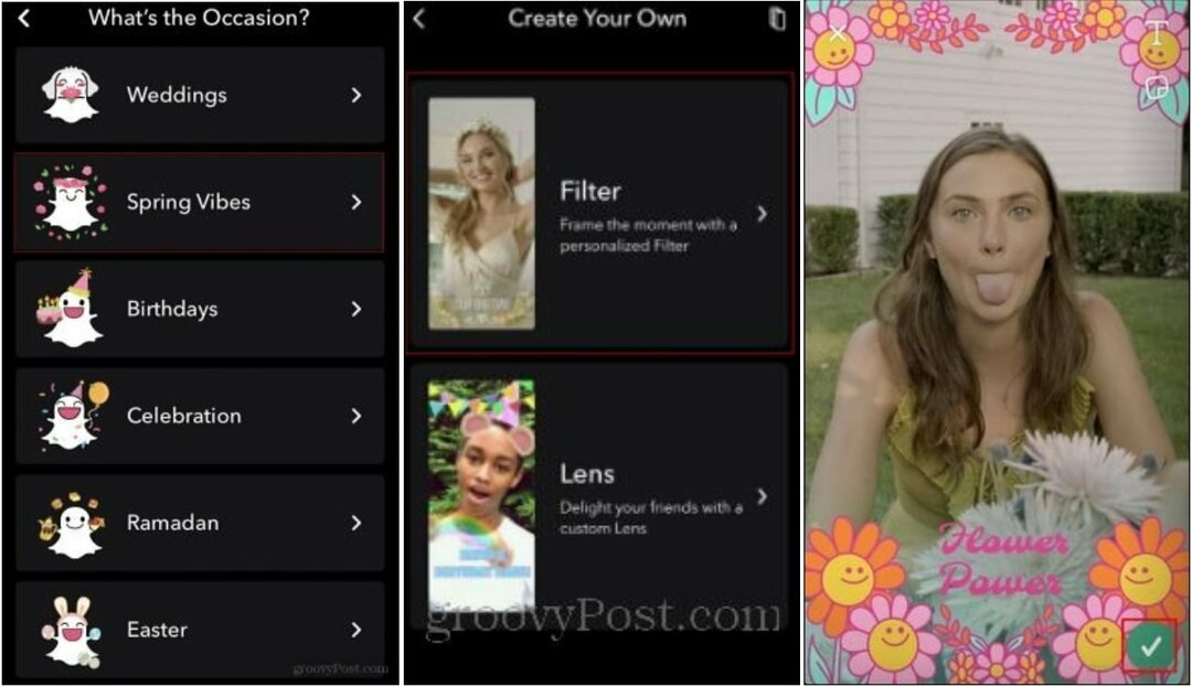 Cara Menggunakan dan Membuat Filter Snapchat Kustom