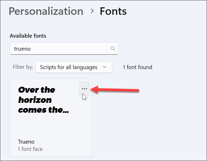 Instal atau Hapus Font di Windows 11
