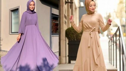 Bagaimana cara menggabungkan gaun hijab musim panas? Model pakaian 2020