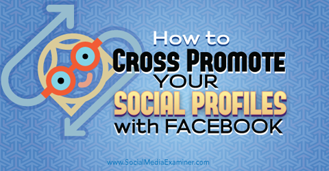 lintas promosi profil media sosial dengan facebook