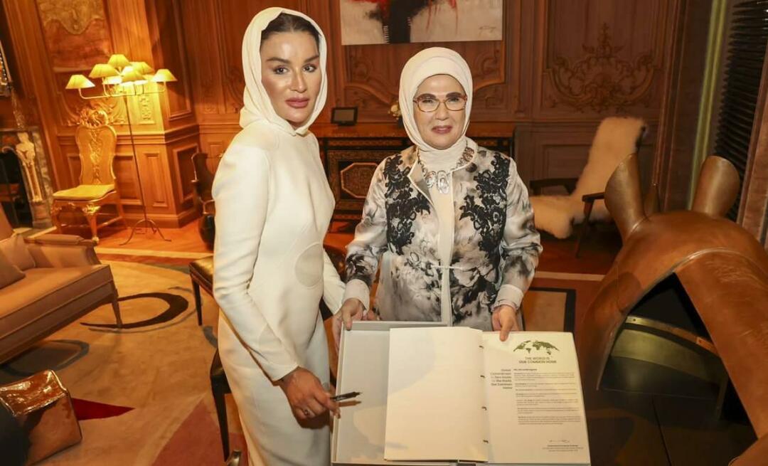 Ibu Negara Erdoğan bertemu dengan Sheikha Moza, ibu dari Emir Qatar Sheikh Al Thani