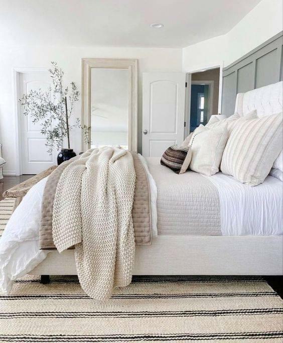 dekorasi kamar tidur putih