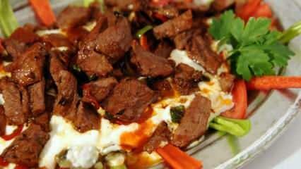 Bagaimana cara membuat kebab Ali Nazik yang paling mudah? Gaziantep
