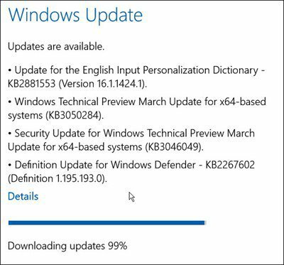 Pembaruan Windows 10
