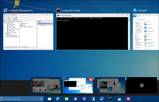 Tutup Windows 10 Virtual Desktop