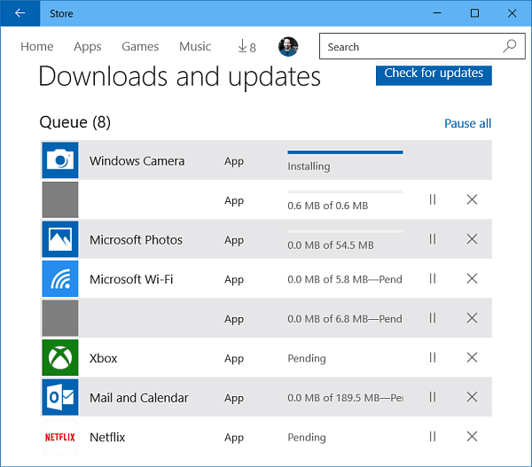 Pembaruan Aplikasi Windows 10