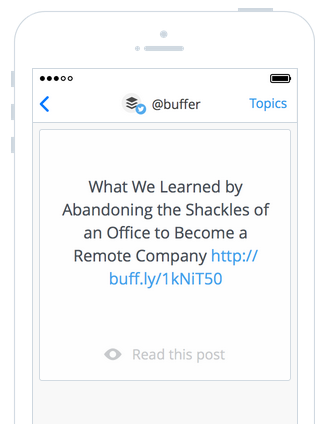 Daily by Buffer adalah cara sederhana untuk menemukan dan berbagi konten hebat. 