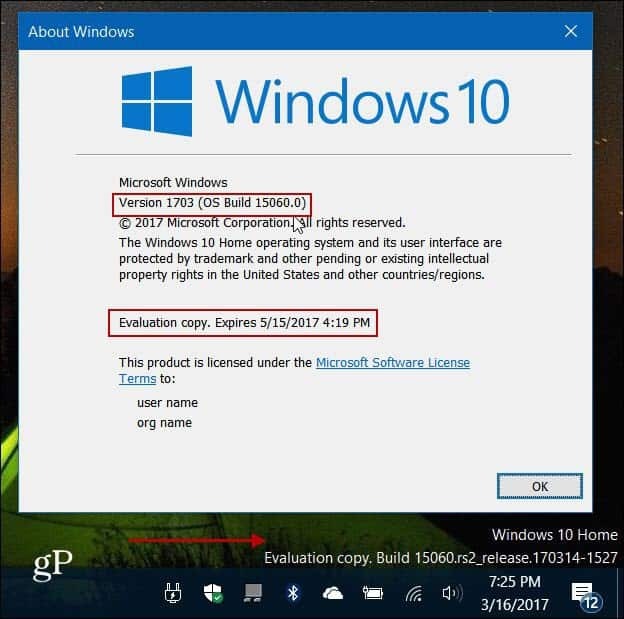 Pembaruan Insider Windows 10 Creator Build 15060 untuk PC Tersedia Sekarang