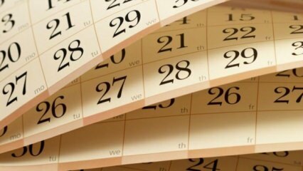 Bagaimana cara mengevaluasi kalender lama? 