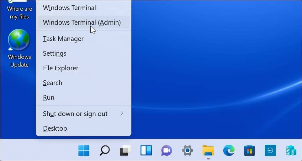 Admin Terminal Windows