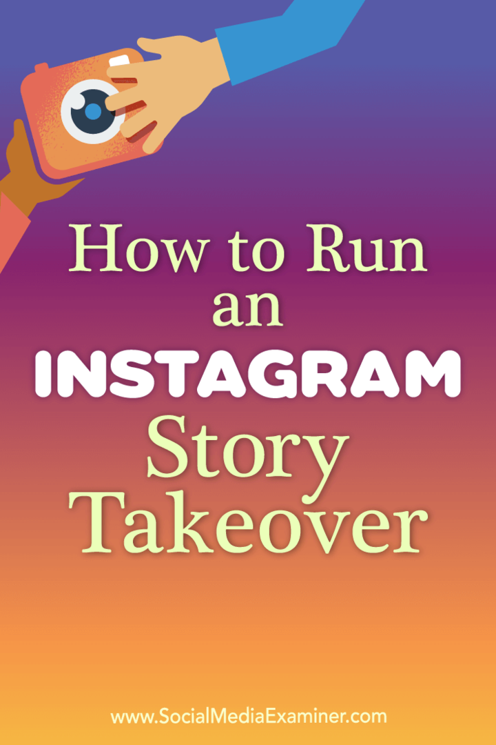 Cara Menjalankan Pengambilalihan Kisah Instagram oleh Peg Fitzpatrick di Penguji Media Sosial.