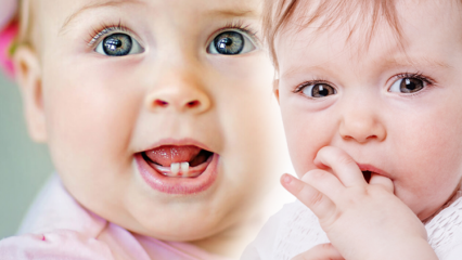 Apa yang baik untuk tumbuh gigi pada bayi? Kapan gigi pertama keluar, apa gejalanya? demam ...