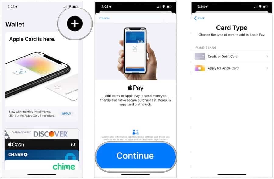 Pengaturan Apple Pay di iPhone