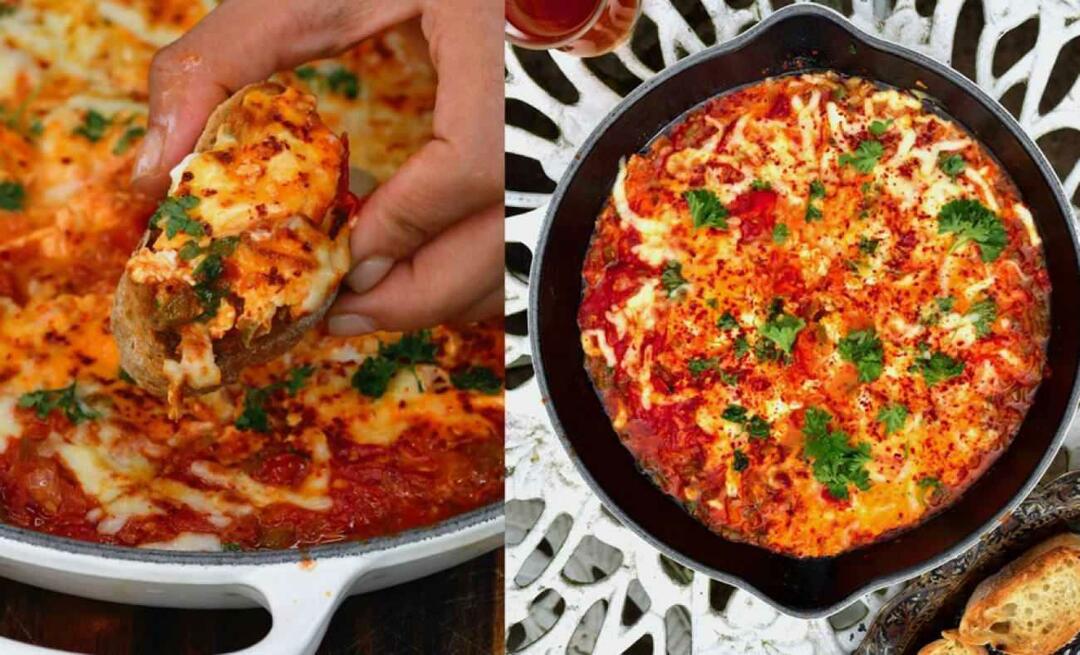 Bagaimana cara membuat menemen dengan kashar dan sosis? Rasa resep 