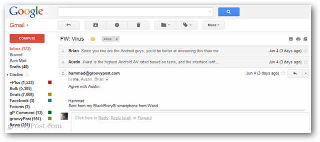 Cara Mengaktifkan Tampilan Percakapan mirip Gmail di Thunderbird