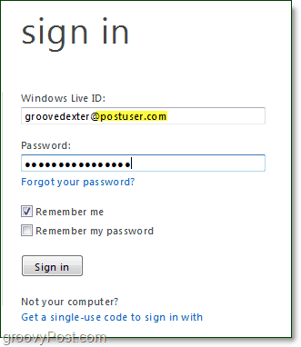 cara masuk ke email domain windows live