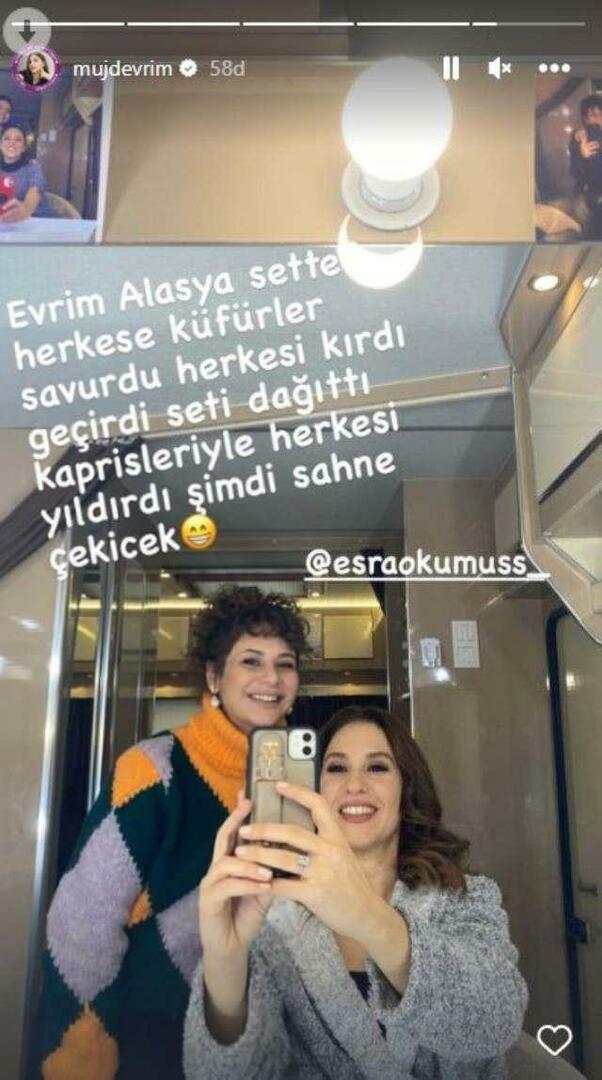 Postingan Instagram Evrim Alasya