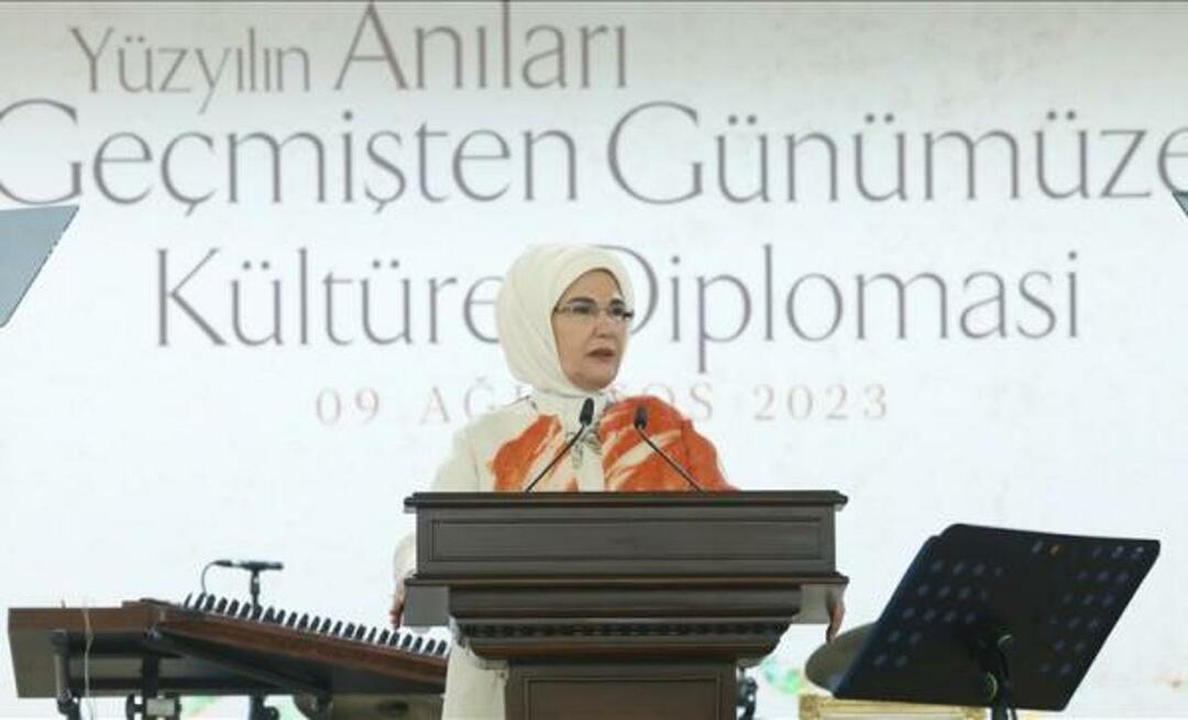 Emine Erdoğan bergabung dengan Program Diplomasi Budaya: "Türkiye akan selalu berada di lapangan"
