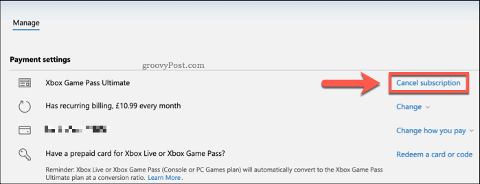 Batalkan Berlangganan Xbox