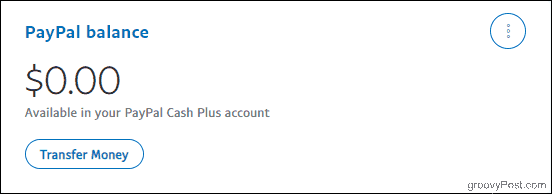 Saldo Akun PayPal dengan Akun Cash Plus