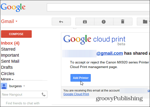 Cara Membagikan Printer Anda melalui Google Cloud Print