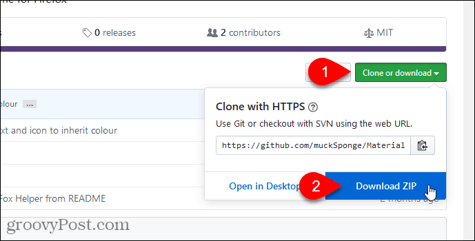 Unduh file zip MaterialFox