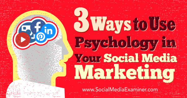 psikologi dalam pemasaran media sosial