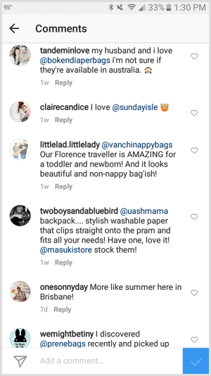 bisnis tag instagram di komentar